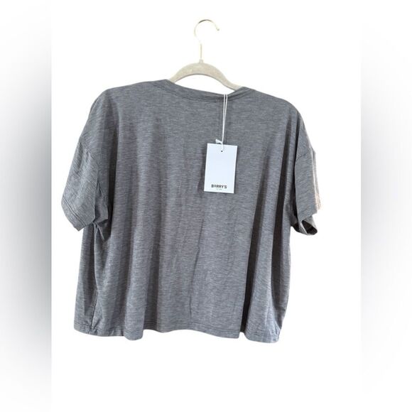 Barry's Heather Gray Crop Top Large NWT - Picture 3 of 8